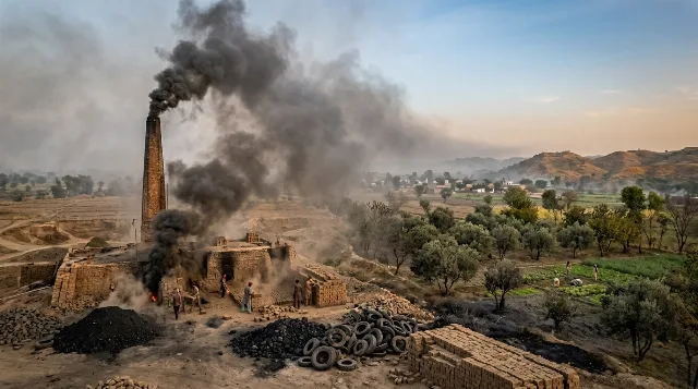The Unseen Cloud: How Brick Kiln Smoke Harms the Environment and Air Quality in Chakwal